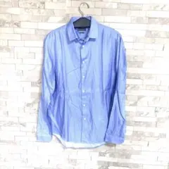 美品 【ZARA】メンズ スリムフィット 長袖シャツ M