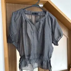 えい様専用 UNTITLED ストライプ 半袖ブラウス サイズ0