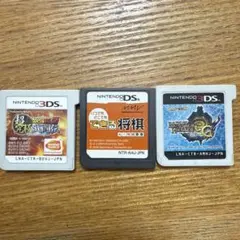 ニンテンドー3DSソフト3本セットまとめ売り