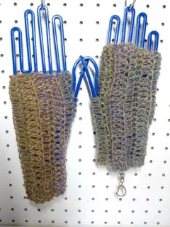 ハンドウォーマー カバー 指無し 手袋 男女 グラデーション 毛糸 ハンドメイド