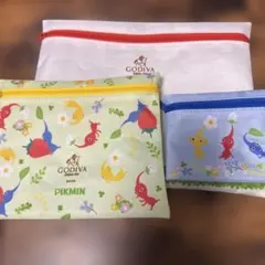 GODIVA meets PIKMIN ポーチ 3点と缶セットのサムネイル