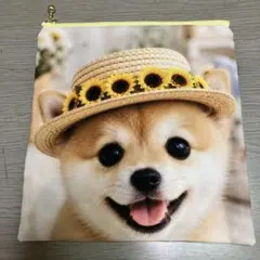 1000円均一 両面フラットポーチ ブラックタンチワワちゃん - メルカリ