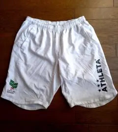 ATHLETA アスレタ　ハーフパンツ ホワイト サイズO　サッカー