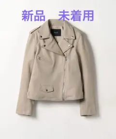 【新品未使用】アルアバイル　レザーライダースのサムネイル
