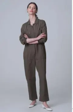 OUTERKNOWN オリーブグリーン オールインワン