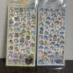 ぷくぷくシール 3D 立体　　硬いタイプ　　2枚セット