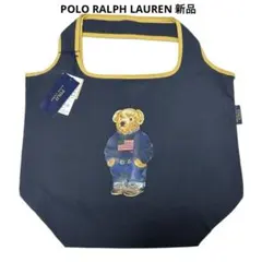 新品 POLO ポロ ラルフローレン ポロベア トートバッグ ネイビー 送料込