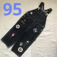 baby GAP ワッペン付きデニムオーバーオール 2years 95cm