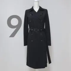iCB アイシービー　ロングコート　トレンチ　ブラック　黒　綺麗め　M