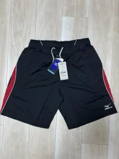 m*y様 新品未使用　Mizuno ミズノ　ハーフパンツ ブラック/レッド　M
