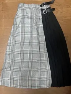 WEGO チェック柄プリーツスカート Fサイズ
