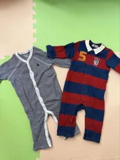 ポロラルフローレン、ダブルビーロンパース