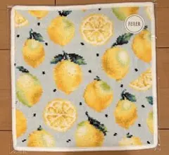 ⭐︎新品未開封⭐︎フェイラー FEILER レモンドット　ハンカチ ペールブルー