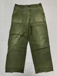 【vintage】ベイカーパンツ ファティーグパンツ アメリカ軍 襤褸 XL