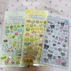 ぷくぷくキャンディシール ふわふわドロップシール シール ぷくぷくシール