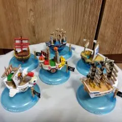 ワンピース ワールドコレクタブルフィギュア　海賊船６個セット