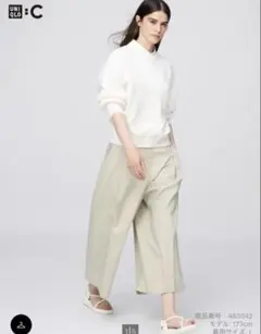 UNIQLO C ユニクロシー　コットンキュロット　Mサイズ　ベージュ