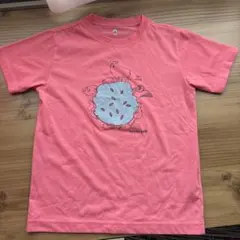 mont-bell 動物イラスト Tシャツ ピンク　140cm