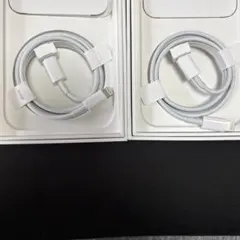 Apple 純正充電ケーブル 2本セット ホワイト
