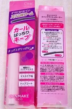 2wセットCANMAKE クイックラッシュカーラー クリア マスカラ下地のサムネイル