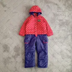 美品！　F.O.KIDS　ジャンプスーツ　スノーウェア　つなぎ　水玉