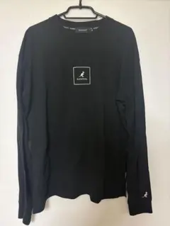 KANGOL 長袖Tシャツ ブラック ホワイト