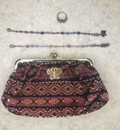 ANNA SUI　ポーチ　ブレスレット　指輪セット