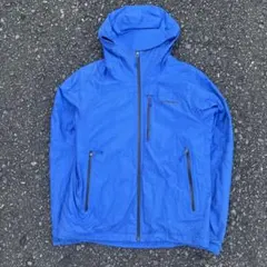 希少 パタゴニア インサレーテッドトレントシェルジャケット 中綿ダウン 青黒 L