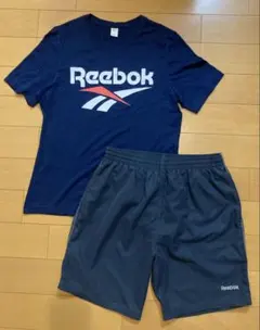 Reebok Tシャツ/短パン 上下セット ネイビー Mサイズのサムネイル