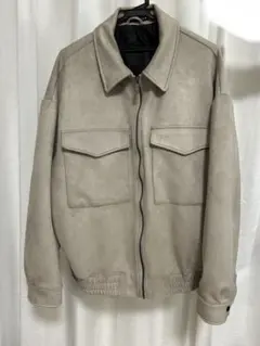 ZARA ベージュ スエード風ジャケット ザラ