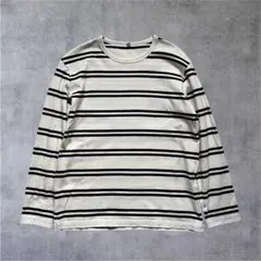 s*a様 old uniqlo ボーダーロンT XL シティーボーイ y2k