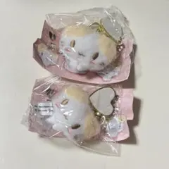 マシュマロみたいなふわふわにゃんこ どこでもぬいぐるみチャーム