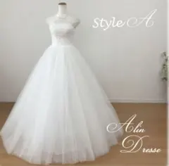 ウェディングドレス　前撮りドレス チュールドレス フォトウェディング ドレス