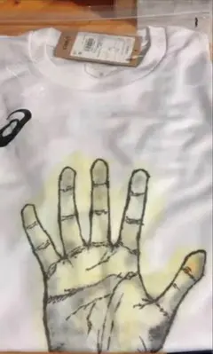 【Asami様専用】手のひらデザイン ホワイトTシャツ