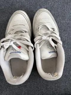 Reebok ホワイト スニーカー 使用感あり