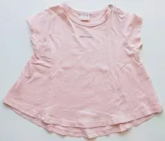 ベビー服 90 女の子 夏服 半袖 Tシャツ 子供服 キッズ ロゴ プティマイン