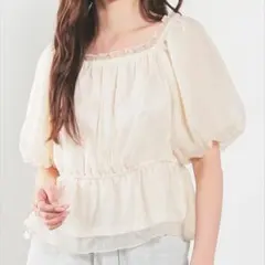 Honeys オフショル2wayトップス 3L 大きいサイズのサムネイル