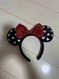 ディズニー カチューシャ ハート模様