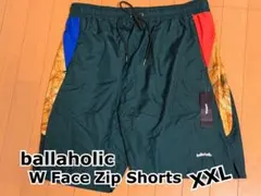 【新品】ballaholic W Face Zip Shorts (XXL)