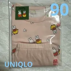 90☆UNIQLO半袖ドライパジャマ！ミッフィ　 miffy