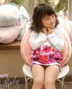 Rady♡ちびRady リゾートフラワー柄　スムースセットアップ　130