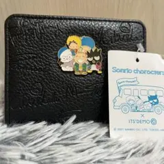 イッツデモサンリオキャラクターズコラボ ミニ財布 ボーイズ 黒のサムネイル