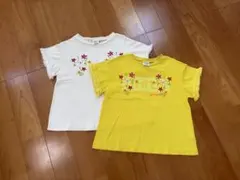BREEZE 花柄刺繍 Tシャツ 2枚セット 140cm