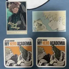 ヒロアカ原画展 爆豪勝己 メモリアルコレクション アートコースター 4点セット