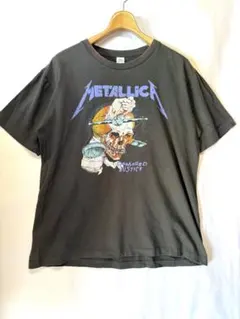 METALLICA DAMAGED JUSTICE ヘビーメタルバンドTシャツ