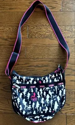 LeSportsac×Barbieコラボ バービーのシルエット柄 バックパック大