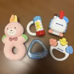 MIKI HOUSE がらがら・ラトル 4個セットのサムネイル