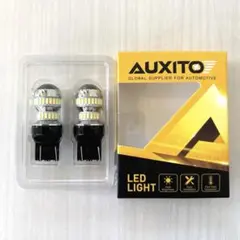 AUXITO T20 LED バックランプ 12V 無極性 ホワイト/2個セット