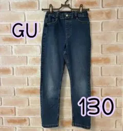 GU ジーユー デニム 子供用ボトムス キッズ　130