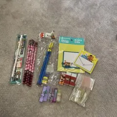 子ども用カラフル文房具セット 8点